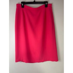Pendleton Pink Skirt Pencil Career Office Lined Size 16